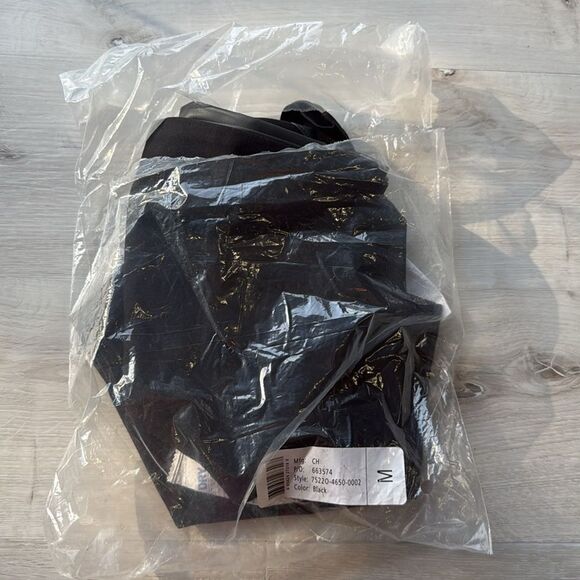 Tribal Faux Leather Combo Leggings Black‎ Medium NWT in packaging - Picture 5 of 7